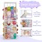 Stuffed Animal Storage PVC with Elastic Band and Net (White 1) 56.6"L x 19.3"W x 13"H